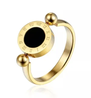 Bague Chiffre romain or femme originale