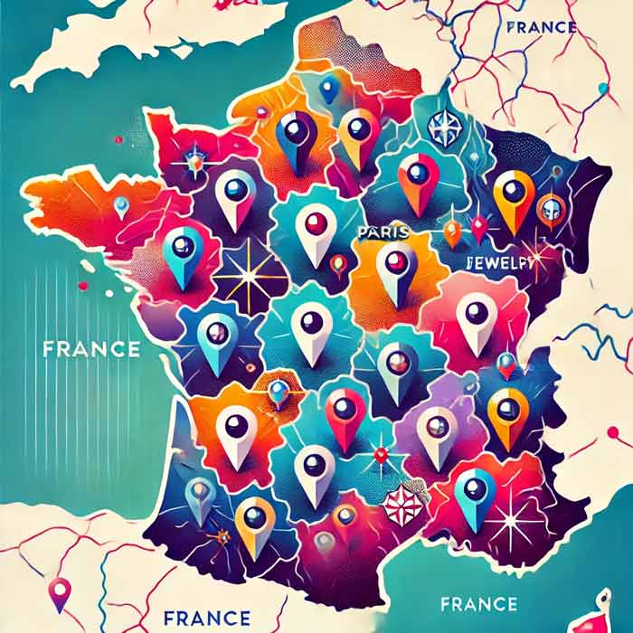 Achat bijoux acier villes française