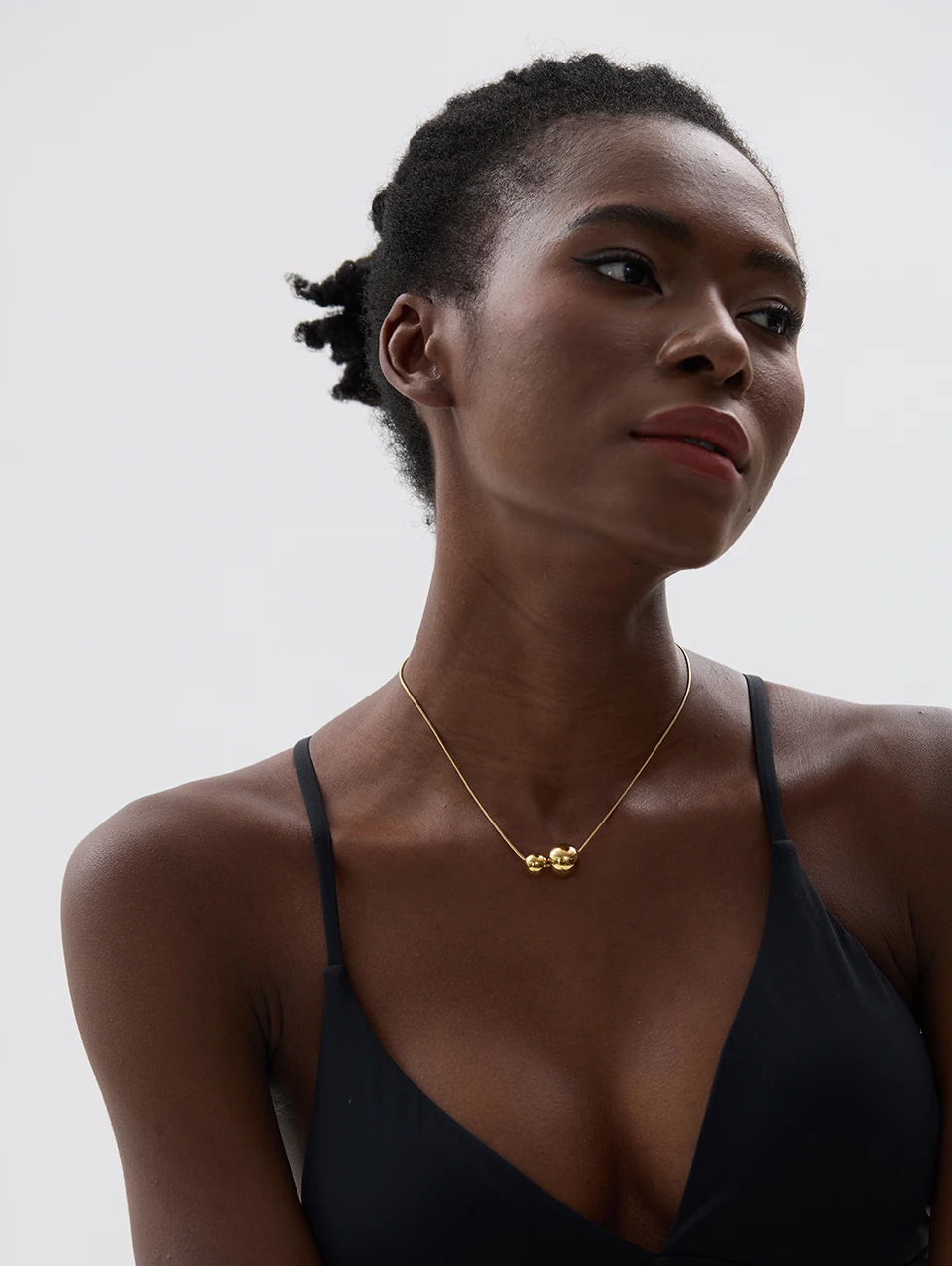 Collier Boule Femme Or