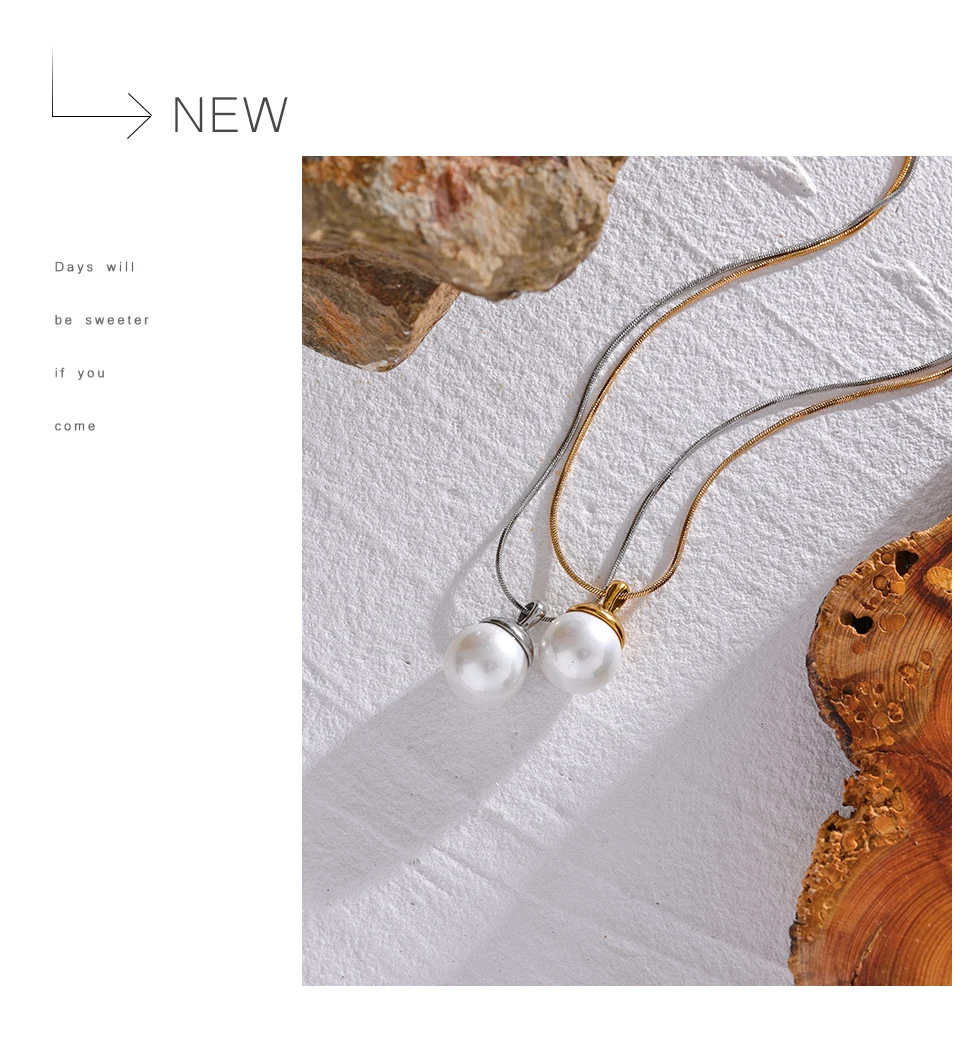 Collier en Perle Naturelle pour Femme