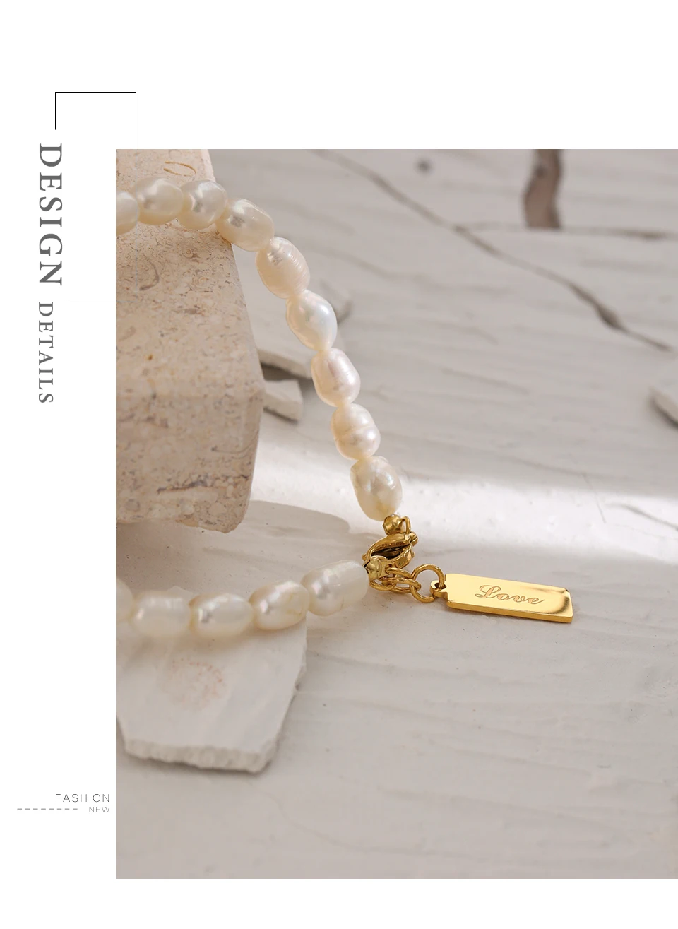 Bracelet Perles Plates Naturelles