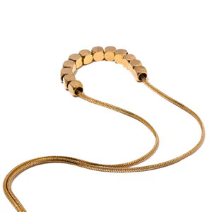 Collier en plaqué or 18k pour femme