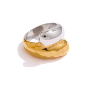 Bague Plaqué Or Bijou Femme Original