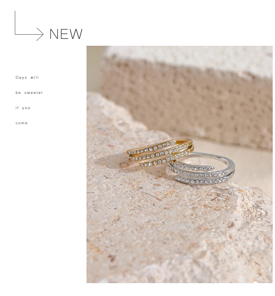 Bague Or et Platinum Couleur Argent Bague Or et Platinum Couleur Argent