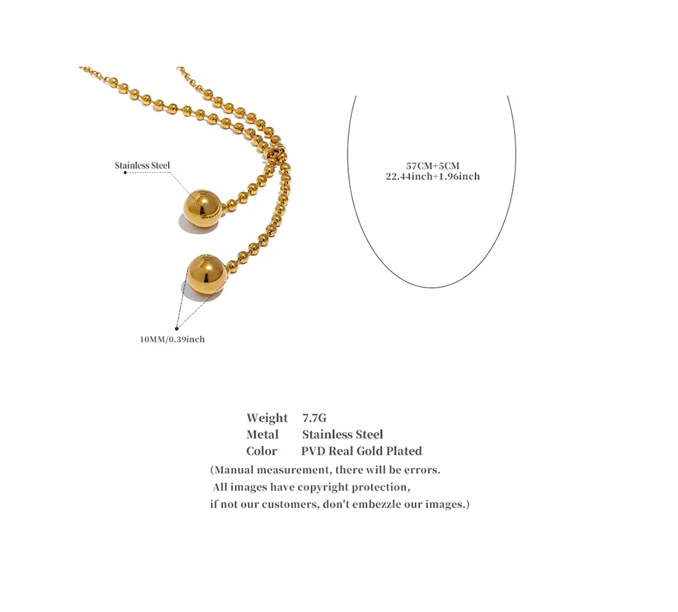 Colliers Ras De Cou Boule d'Or Colliers Ras De Cou Boule d'Or