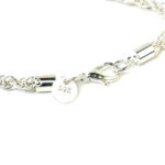 Bracelet argent 925 chaine maille corde bijou homme femme Bracelet argent 925 chaine maille corde bijou homme femme