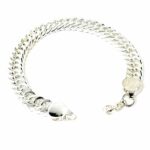Gourmette argent pour homme et femme Bijou pour homme et femme en argent poli