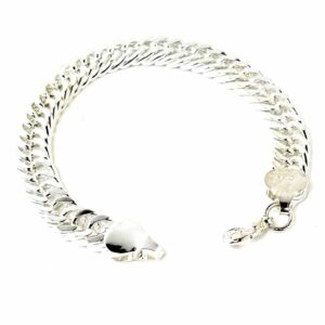 Bijou pour homme et femme en argent poli