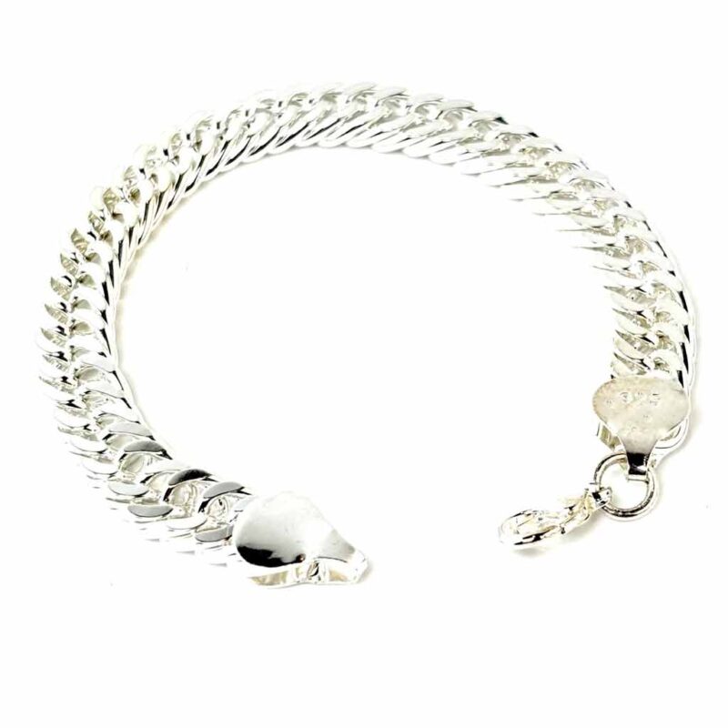 Gourmette argent pour homme et femme Bijou pour homme et femme en argent poli