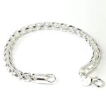 Bracelet torsadé argent poinçonné